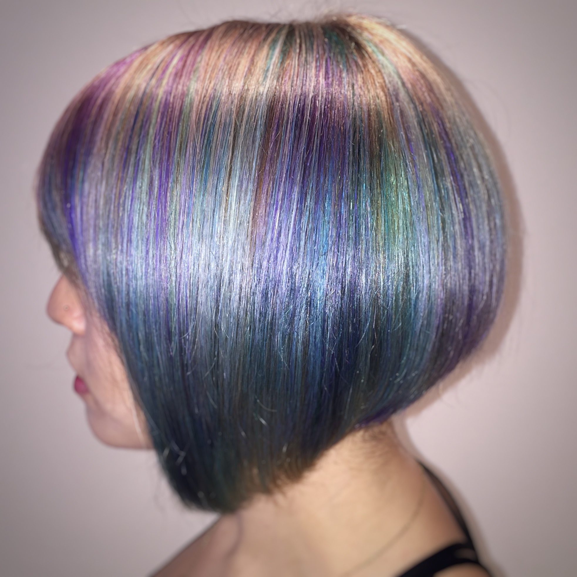 2015 color grey hair Blue  Brooklyn by  Co Opalescent Chad & Hair Hair