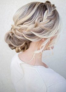 braided crown holiday hairstyle ideas