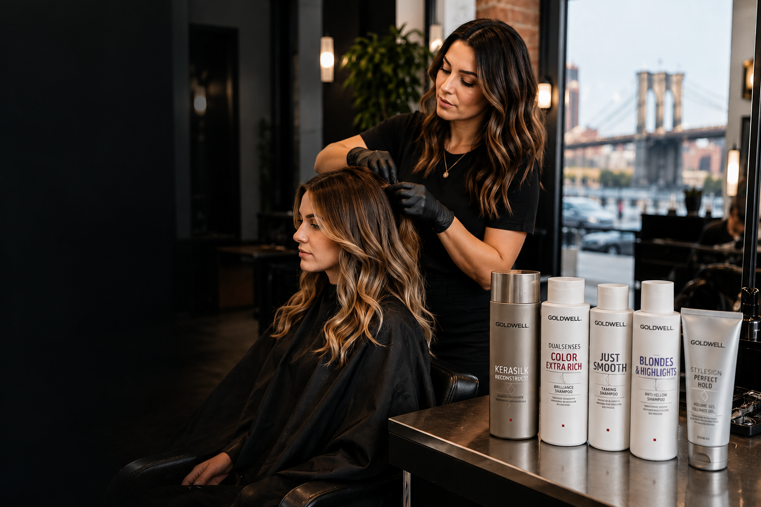 goldwell products Brooklyn hair salon