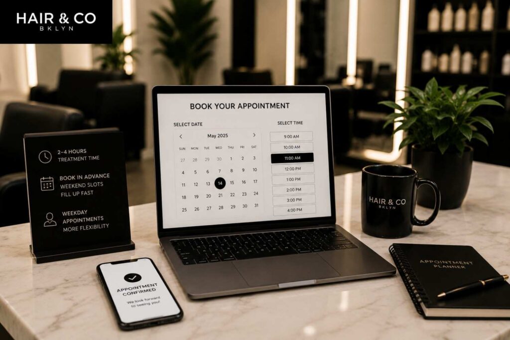 keratin appointment booking