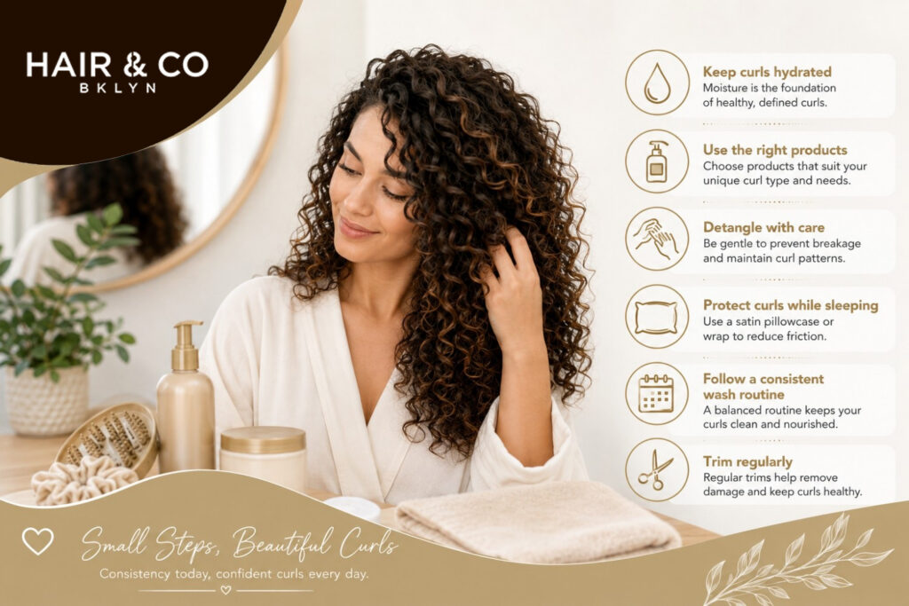 curly hair maintenance